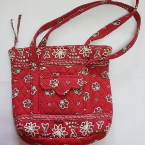 Vera Bradley Retired 2004 Red Bandana Quilted Tote